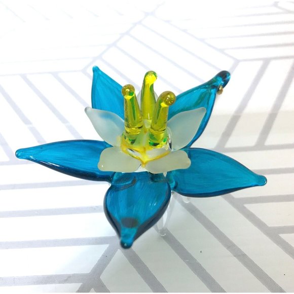 Vintage Lot of 10 Blown Glass Bird Pepper Flower Christmas Ornaments - Picture 12 of 14